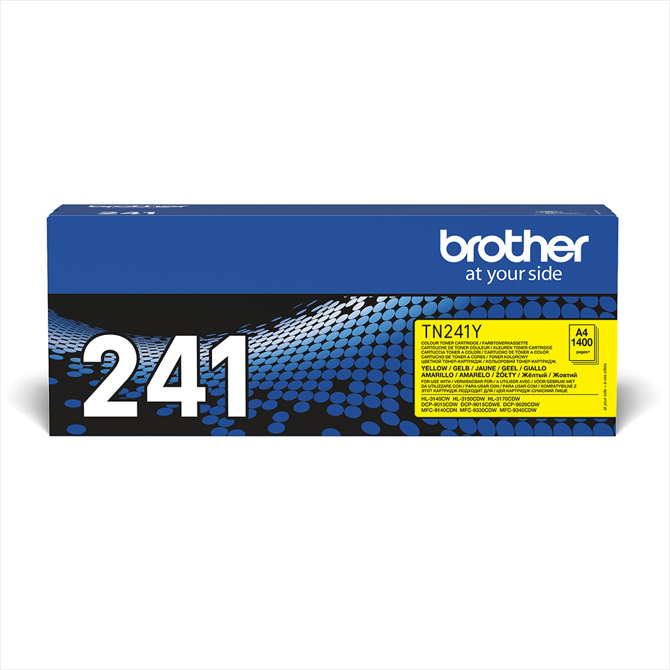 Brother TN-241Y Yellow Standard Yield Toner Cartridge