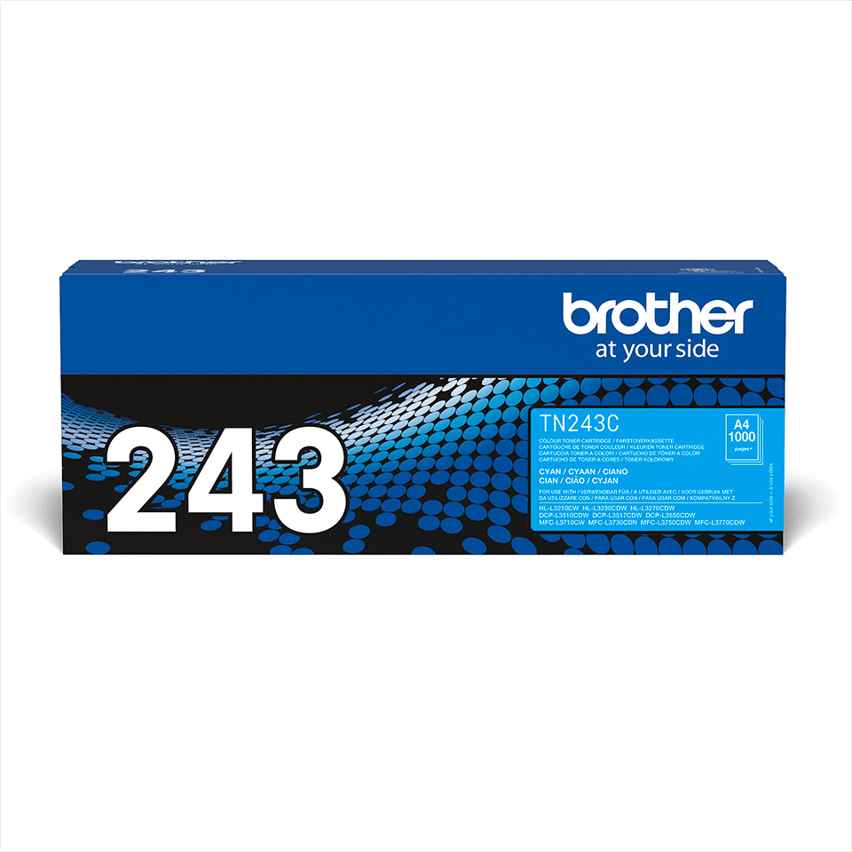 Brother TN-243C Cyan Standard Yield Toner Cartridge