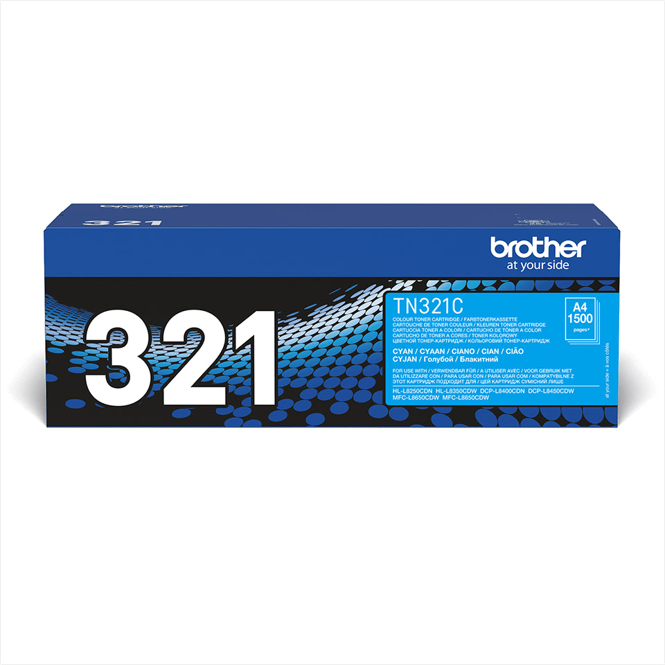 Brother TN-321C Cyan Standard Yield Toner Cartridge