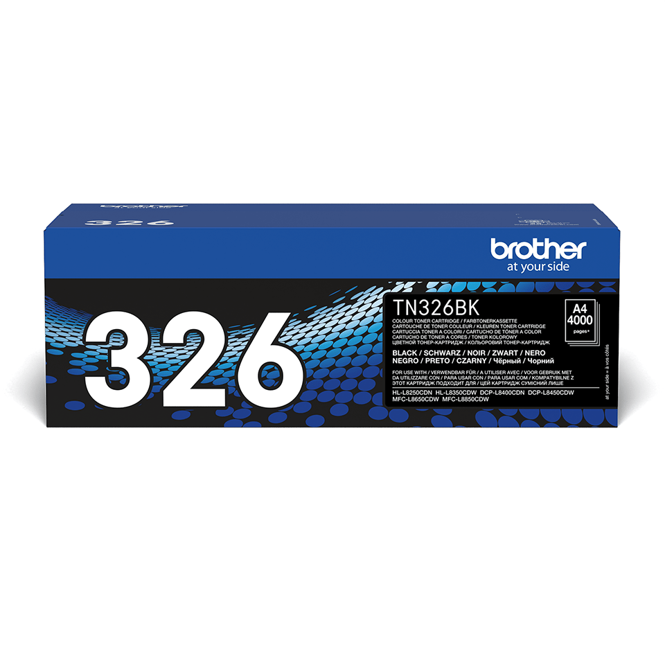 TN 326BK High Yield Toner Cartridge TN326BK