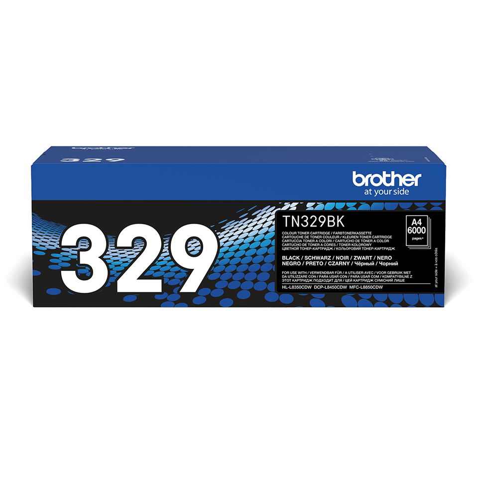 TN 329BK Super High Yield Toner Cartridge TN329BK