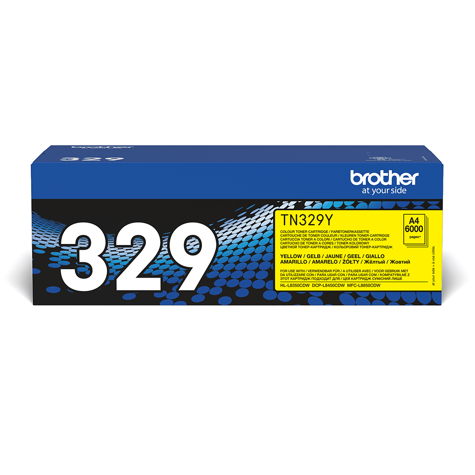 TN 329Y Super High Yield Toner Cartridge TN329Y