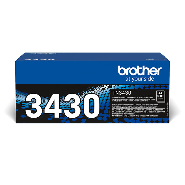 Brother TN-3430 Black Standard Yield Toner Cartridge