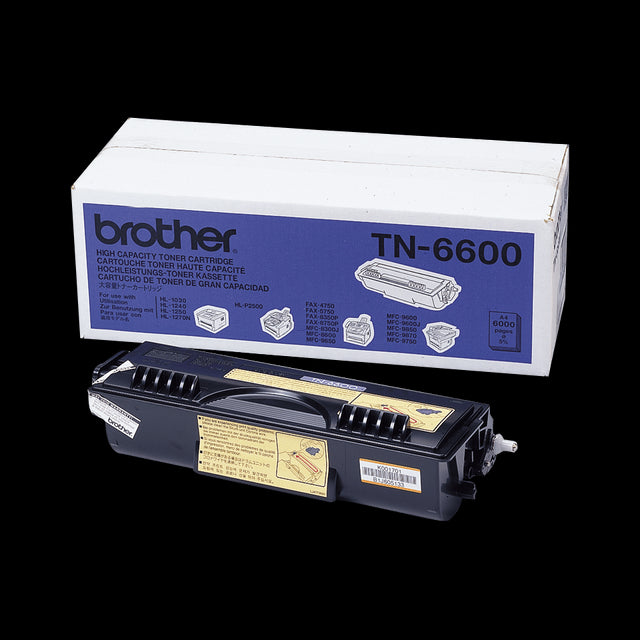 Brother TN-6600 Black High Yield Toner Cartridge