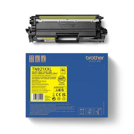 Brother TN-821XXLY Yellow Super High Yield Toner Cartridge