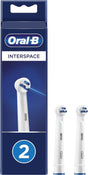 Oral-B Interspace Electric Toothbrush Head Deep Plaque Remover - Pack of 2