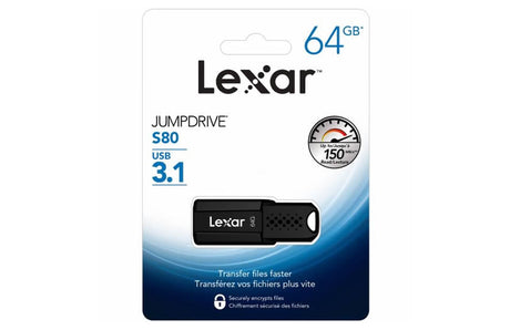 Lexar 64GB JumpDrive S80 USB 3.1 Flash Drive