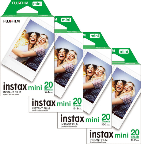 Fujifilm Instax Mini Film 20 Shot Pack x 4 Bundle