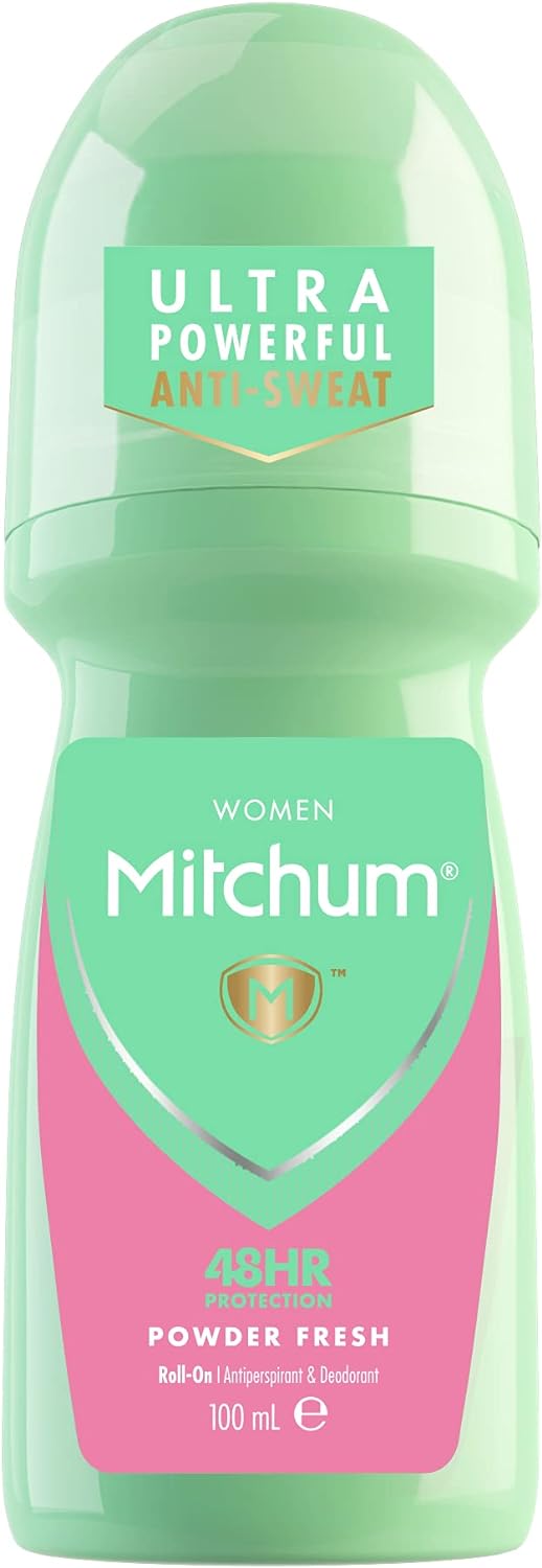 Mitchum Deodorant Roll On Powder Fresh 100ml
