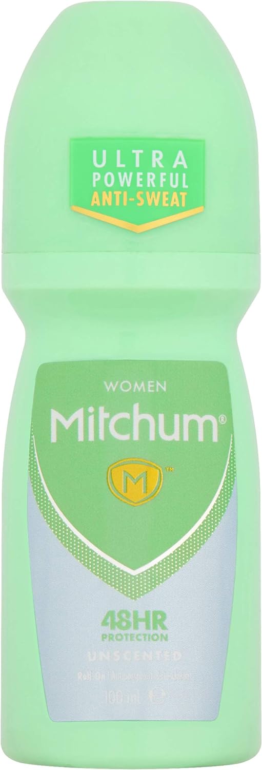 Mitchum Deodorant Roll On Unscented 100ml