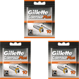 Gillette Contour Plus Razor Blades Men Pack of 30 Blades