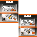 Gillette Contour Plus Razor Blades, Pack of 20