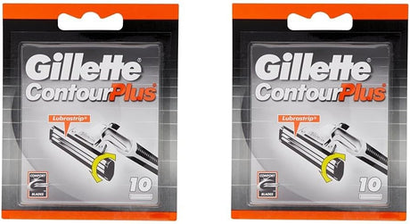 Gillette Contour Plus Razor Blades Men Pack of 20 Razor Blades