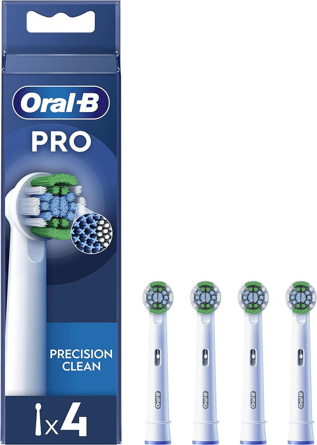 Oral-B Pro Precision Clean Electric Toothbrush Heads - 4 Pack