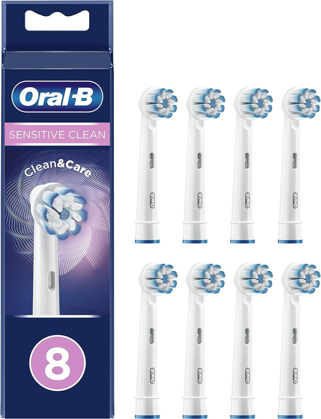 Oral-B Sensitive Clean Electric Toothbrush Heads - 8 Pack