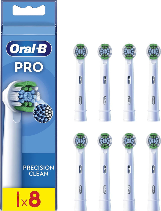 Oral-B Pro Precision Clean Electric Toothbrush Heads - 8 Pack