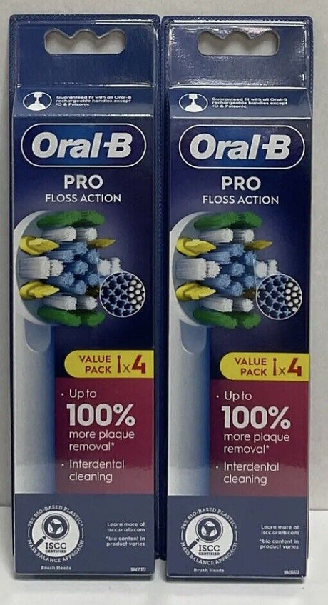 Oral-B Pro Floss Action Electric Toothbrush Heads - 8 Pack