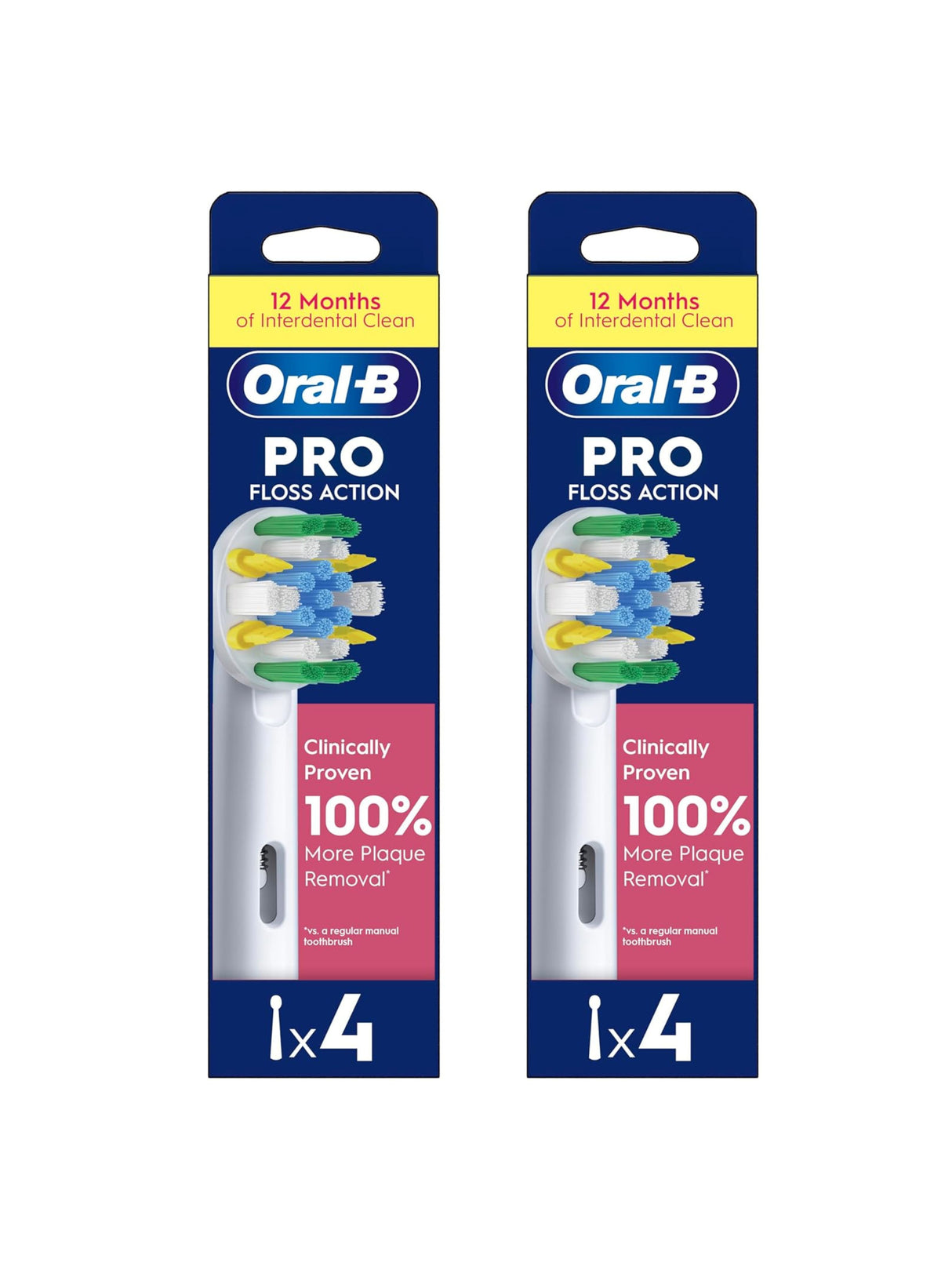 Oral-B Pro Floss Action Electric Toothbrush Heads - 8 Pack