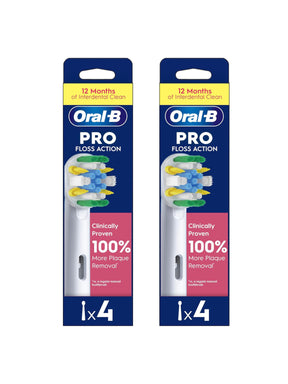 Oral-B Pro Floss Action Electric Toothbrush Heads - 8 Pack