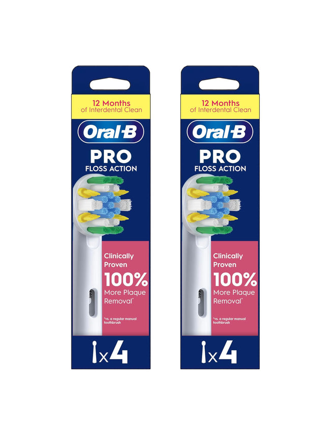 Oral-B Pro Floss Action Electric Toothbrush Heads - 8 Pack