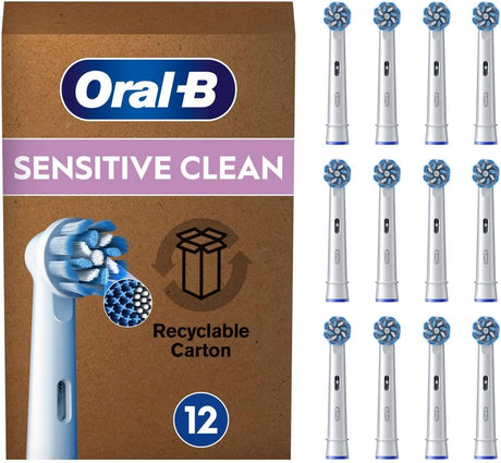 Oral-B Pro Sensitive Clean Electric Toothbrush Heads - 12 Pack