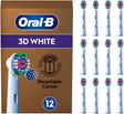 Oral-B Pro 3D White Electric Toothbrush Heads - 12 Pack