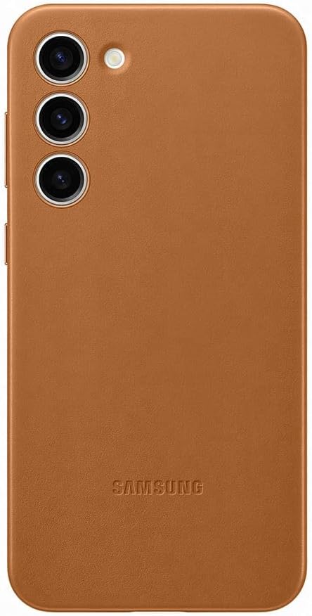 Samsung Galaxy S23+ Leather Phone Case - Camel