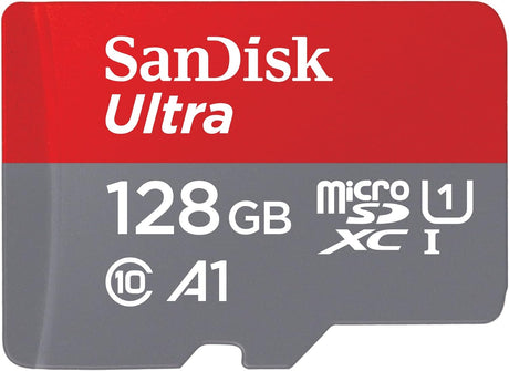 SanDisk 128GB microSDXC Memory Card Ultra UHS-I 140MB/s