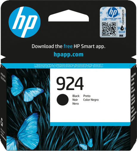 HP 924 Black Ink Cartridge - 4K0U6NE