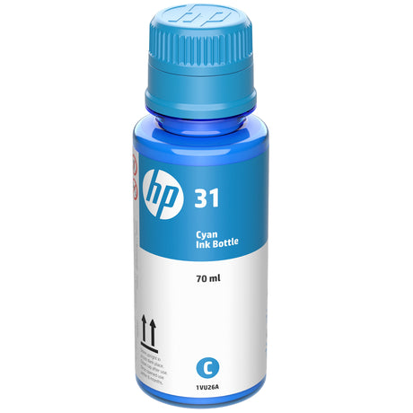 HP 31 Cyan Ink Bottle - 1VV26AE