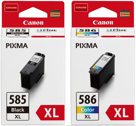 Canon PG-585XL Black and CL-586XL Colour Ink Cartridge Bundle Pack