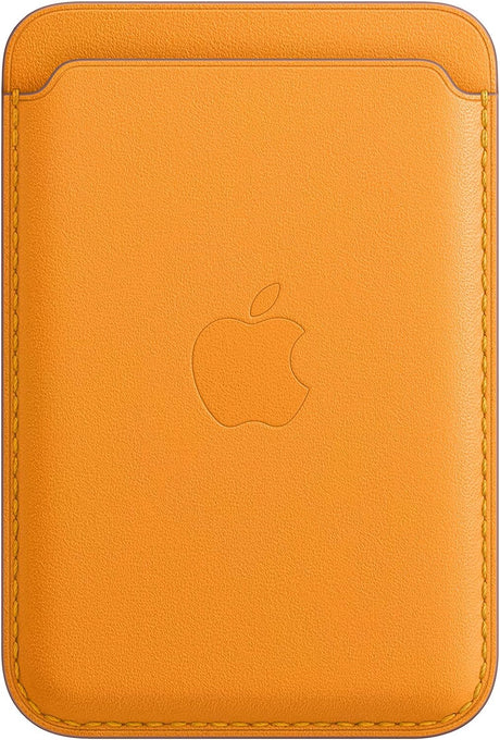 Apple Leather Wallet with MagSafe for iPhone - California Poppy