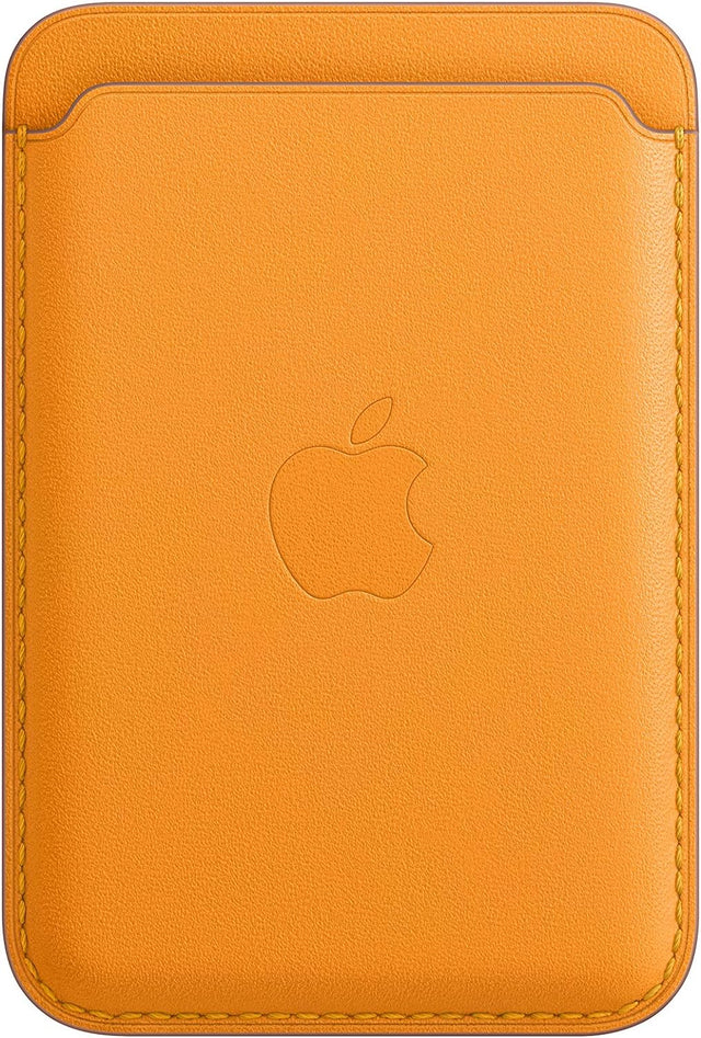 Apple Leather Wallet with MagSafe for iPhone - California Poppy