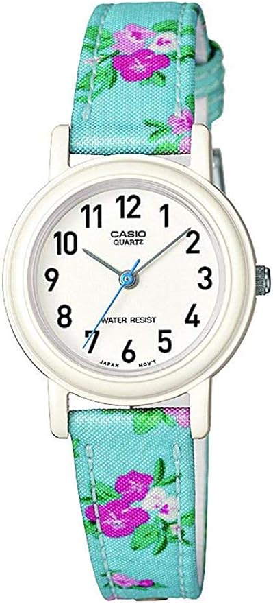 Casio Children's Quartz Watch with Floral Strap - LQ-139LB-2B2ER