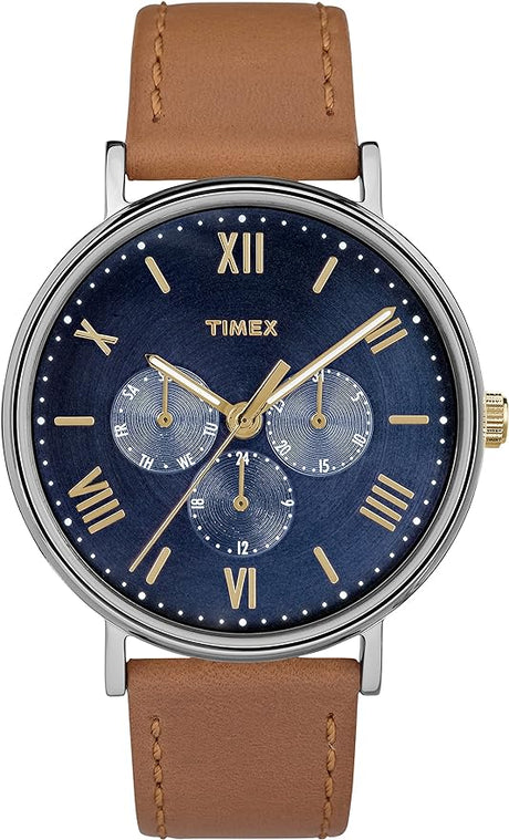 Timex Mens Southview Multifunction Watch with Leather Strap - TW2R29100