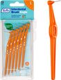 TePe Angle Interdental Brushes Orange 0.45mm (Size 1) 6 Pack
