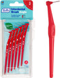 TePe Angle Interdental Brushes Red 0.5mm (Size 2) 6 Pack