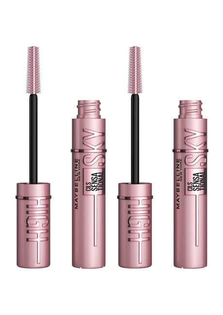 Maybelline Lash Sensational Sky High Mascara Very Black 7.2ml - 2 Pack Bundle