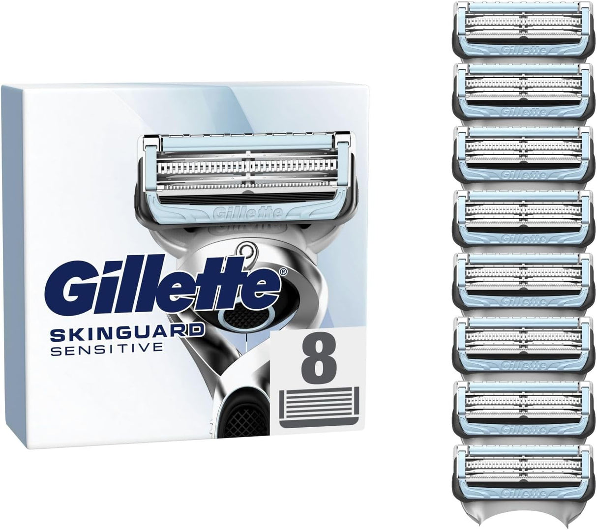 Gillette SkinGuard Sensitive Razor Blades - 8 Pack