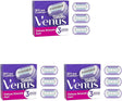 Gillette Venus Extra Smooth Swirl Razor Blades - 6 Piece Bundle (3 Packs of 3)