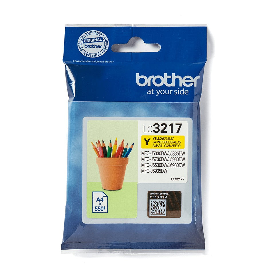 Brother LC3217 Yellow Ink Cartridge - LC3217Y