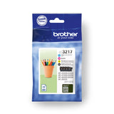 Brother LC3217 Black Cyan Magenta Yellow Ink Cartridge Value Pack - LC3217VAL
