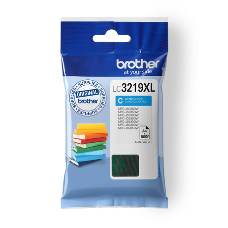Brother LC3219XL High Yield Cyan Ink Cartridge - LC3219XLC