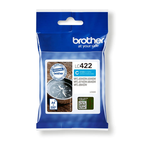 Brother LC422 Cyan Ink Cartridge - LC422C
