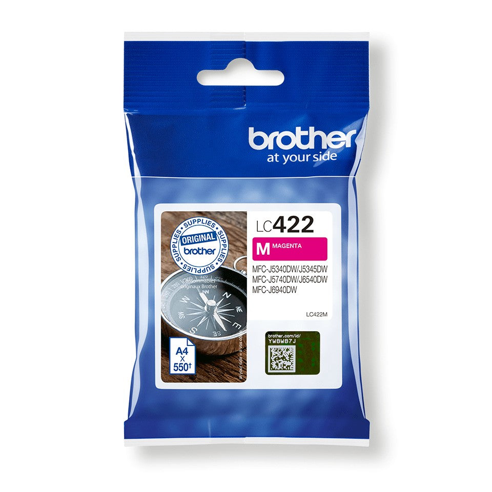 Brother LC422 Magenta Ink Cartridge - LC422M