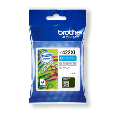 Brother LC422XL Cyan Ink Cartridge - LC422XLC