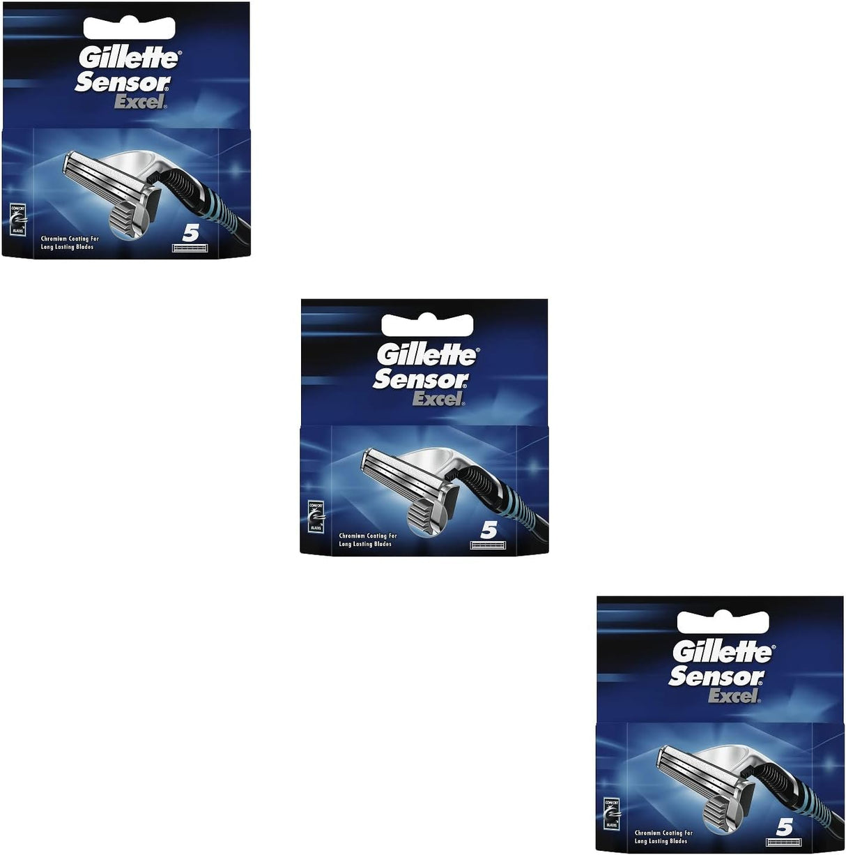 Gillette Sensor Excel Razor Blades - 15 Pack