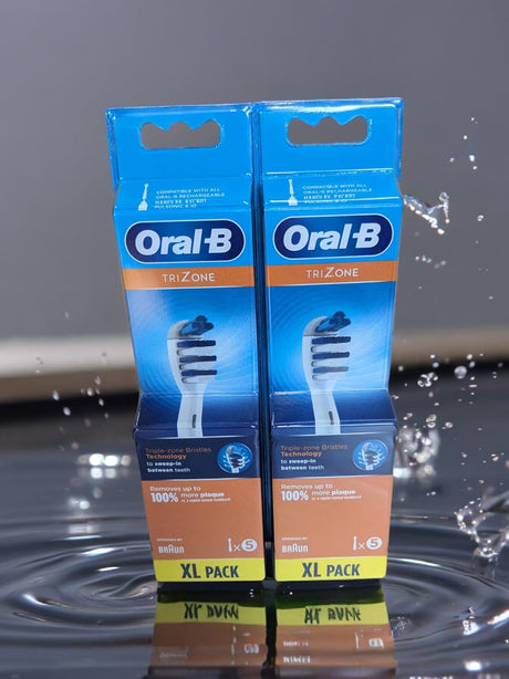 Oral-B TriZone Electric Toothbrush Heads - 10 Piece Bundle (2 Packs of 5)