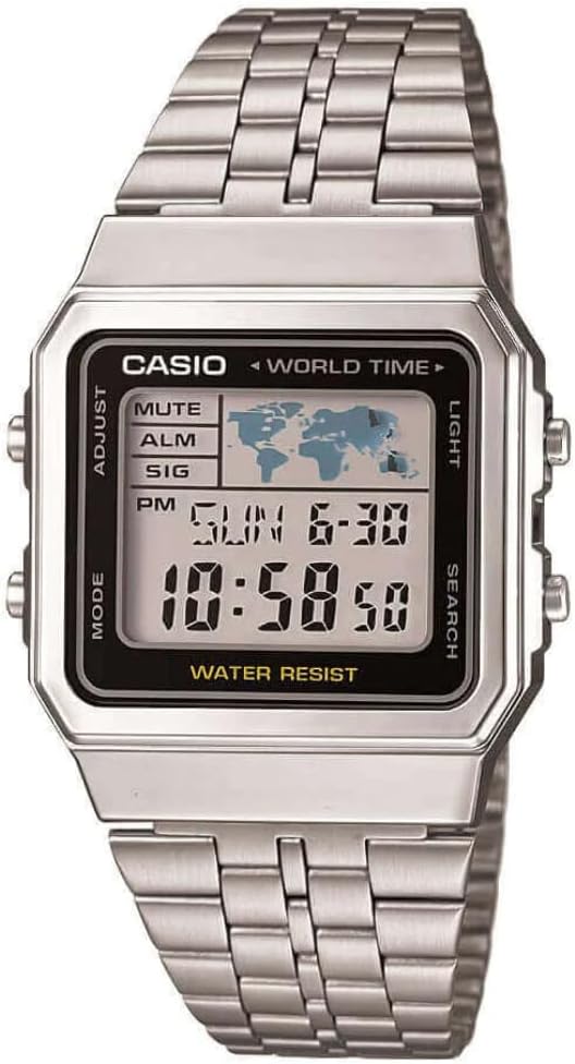 Casio Mens Digtial Watch with World Time - A500WEA-1EF
