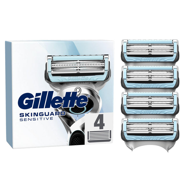 Gillette SkinGuard Sensitive Razor Blade Refills - 4 Pack